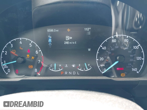 2024 Ford Maverick XLT with VIN 3FTTW8H95RRB40930, listed as a IAAI auction lot 42751253 with 6,596 mi miles and . Bid and sale history available at DreamBid. Image 7.