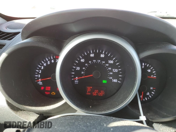 2013 Kia Soul + with VIN KNDJT2A67D7529873, listed as a Copart auction lot 51936815 with 56,139 mi miles and Salvage Title. Bid and sale history available at DreamBid. Image 9.