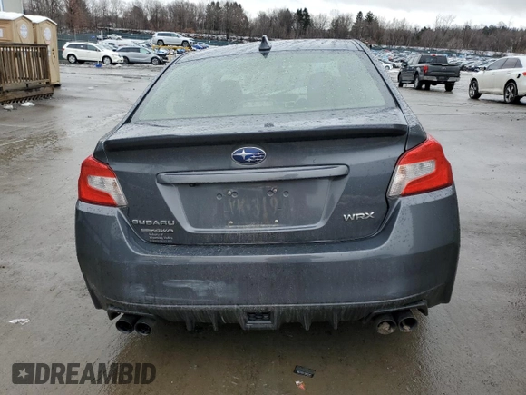 2021 Subaru WRX with VIN JF1VA1A68M9803769, listed as a Copart auction lot 44733885 with 0 mi miles and Salvage Title. Bid and sale history available at carsss.com. Image 6.