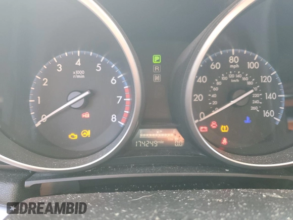 2013 Mazda 3 i Sport with VIN JM1BL1U79D1775345, listed as a Copart auction lot 87373874 with 174,249 mi miles and Salvage Title. Bid and sale history available at DreamBid. Image 9.