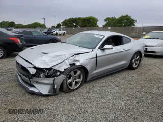 2019 Ford Mustang EcoBoost with VIN 1FA6P8THXK5196661, listed as a Copart auction lot 57685145 with 54,385 mi miles and Salvage title. Bid and sale history available at DreamBid. Image 1.