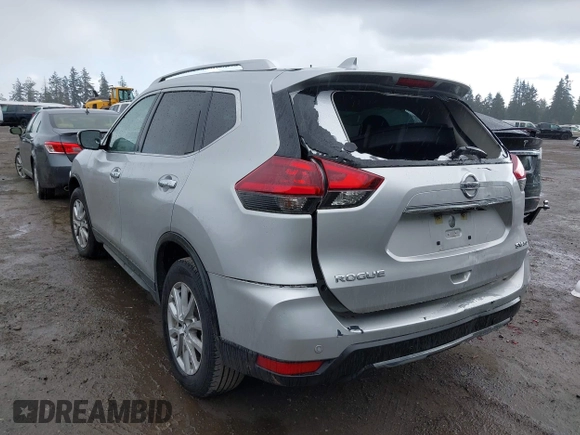 2019 Nissan Rogue SV with VIN KNMAT2MV3KP537050, listed as a IAAI auction lot 41928007 with 84,065 mi miles. Bid and sale history available at carsss.com. Image 3.