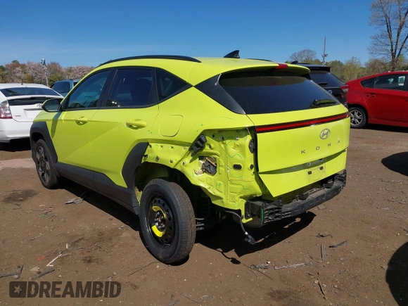 2024 Hyundai Kona SEL with VIN KM8HCCAB5RU042113, listed as a IAAI auction lot 42156805 with 25,671 mi miles and . Bid and sale history available at carsss.com. Image 6.