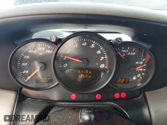 2002 Porsche Boxster with VIN WP0CA298X2U624074, listed as a Copart auction lot 42729845 with 116,119 mi miles and Salvage title. Bid and sale history available at DreamBid. Image 9.