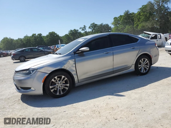 2015 Chrysler 200 Limited with VIN 1C3CCCAB2FN659493, listed as a Copart auction lot 52407595 with 178,483 mi miles and Salvage Title. Bid and sale history available at DreamBid. Image 1.