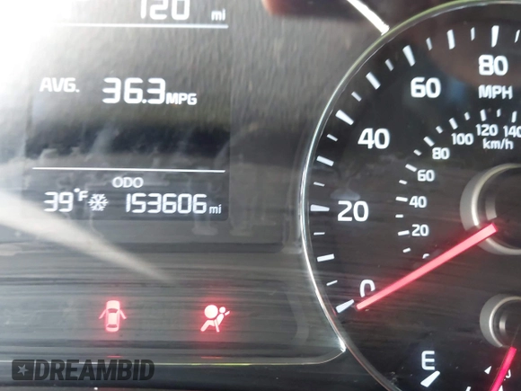 2017 Kia Forte LX with VIN 3KPFK4A7XHE156816, listed as a IAAI auction lot 41974501 with 153,606 mi miles. Bid and sale history available at carsss.com. Image 16.