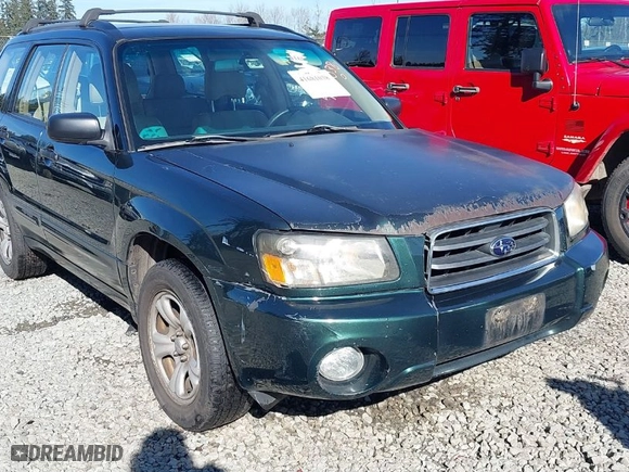 2005 Subaru Forester (Natl) X with VIN JF1SG63605G728297, listed as a IAAI auction lot 41681038 with 106,218 mi miles. Bid and sale history available at carsss.com. Image 6.