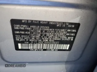 2017 Subaru Forester with VIN JF2SJABC8HH488681, listed as a Copart auction lot 52220455 with 86,793 mi miles and Salvage Title. Bid and sale history available at DreamBid. Image 13.