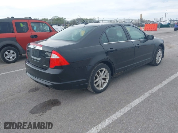 2011 Ford Fusion SEL with VIN 3FAHP0JG6BR331958, listed as a IAAI auction lot 41978266 with 158,982 mi miles. Bid and sale history available at carsss.com. Image 4.