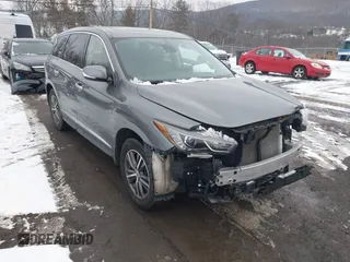 2019 Infiniti QX60 Luxe with VIN 5N1DL0MM3KC532832, listed as a IAAI auction lot 41576352 with 68,691 mi miles and . Bid and sale history available at DreamBid. Image 1.