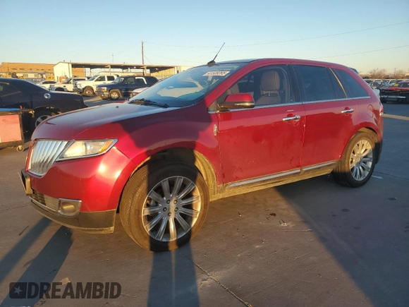 2014 Lincoln MKX with VIN 2LMDJ6JK3EBL17102, listed as a Copart auction lot 41509265 with 102,957 mi miles and Clean Title. Bid and sale history available at carsss.com. Image 1.