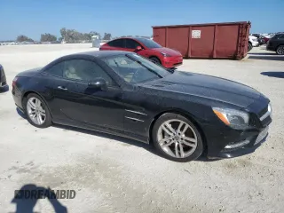 2013 Mercedes-Benz SL-Class SL 550 with VIN WDDJK7DA9DF001926, listed as a Copart auction lot 75355584 with 0 mi miles and Salvage Title. Bid and sale history available at carsss.com. Image 4.