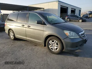 2007 Honda Odyssey EX-L with VIN 5FNRL38727B120069, listed as a Copart auction lot 89003625 with 234,863 mi miles and Salvage Title. Bid and sale history available at carsss.com. Image 4.