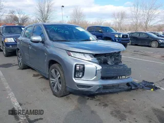 2020 Mitsubishi Outlander Sport ES 2.0 with VIN JA4AR3AU5LU021656, listed as a IAAI auction lot 41530213 with 84,003 mi miles. Bid and sale history available at carsss.com. Image 1.