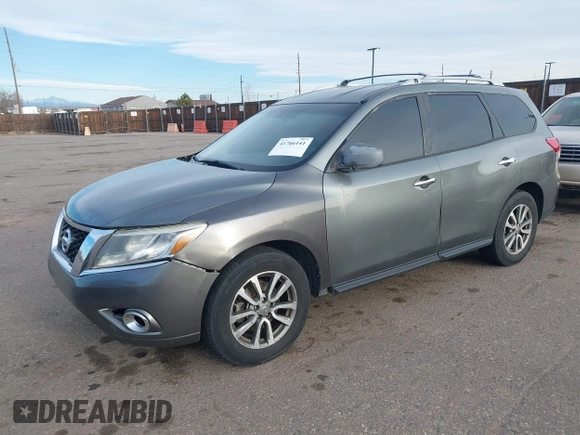 2015 Nissan Pathfinder SL with VIN 5N1AR2MM0FC635824, listed as a IAAI auction lot 41766141 with 101,883 mi miles and . Bid and sale history available at DreamBid. Image 17.