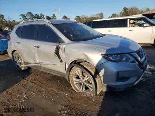 2019 Nissan Rogue SV with VIN 5N1AT2MT9KC793162, listed as a Copart auction lot 46518095 with 71,143 mi miles and Salvage Title. Bid and sale history available at carsss.com. Image 4.