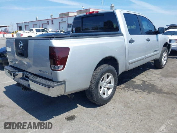 2012 Nissan Titan SV with VIN 1N6BA0EK5CN312092, listed as a IAAI auction lot 41881794 with 65,673 mi miles. Bid and sale history available at carsss.com. Image 4.
