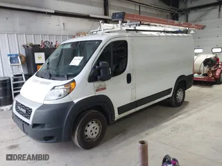 2021 Ram ProMaster Cargo Van with VIN 3C6LRVAG5ME559835, listed as a IAAI auction lot 41447798 with 121,784 mi miles. Bid and sale history available at carsss.com. Image 18.