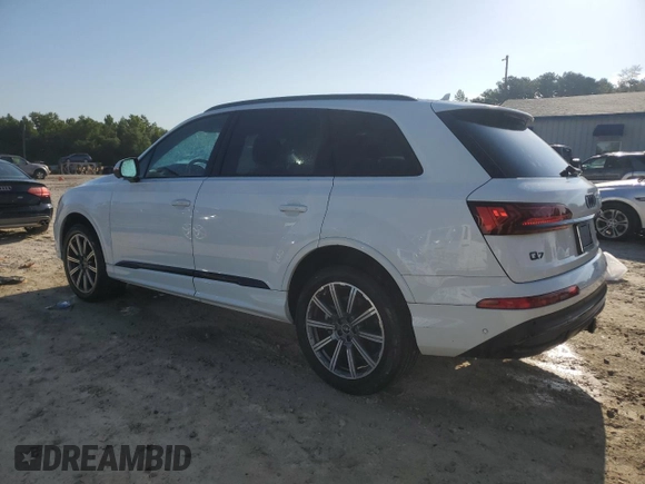 2023 Audi Q7 Premium Plus with VIN WA1LCBF74PD009978, listed as a Copart auction lot 61571395 with 12,158 mi miles and Non repairable. Bid and sale history available at DreamBid. Image 2.