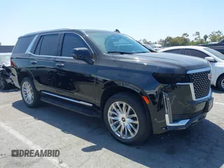 2023 Cadillac Escalade 4WD Premium Luxury z VIN 1GYS4BKL6PR324005, wystawiony jako IAAI lot #42294004 z przebiegiem 49 213 mil mil oraz . Historia ofert i sprzedaży dostępna na DreamBid. Obrazek 1.