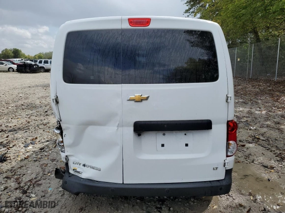 2017 Chevrolet City Express Cargo Van LT with VIN 3N63M0ZN3HK713766, listed as a Copart auction lot 72787704 with 128,537 mi miles and Salvage Title. Bid and sale history available at carsss.com. Image 6.