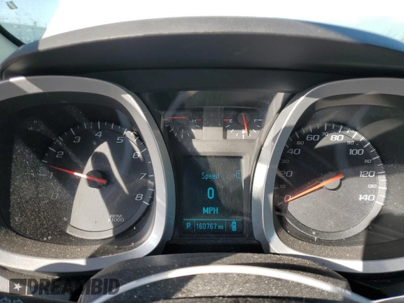2012 Chevrolet Equinox LT w/2LT with VIN 2GNFLNEK4C6378270, listed as a Copart auction lot 48478075 with 160,767 mi miles and Non Repairable. Bid and sale history available at carsss.com. Image 9.