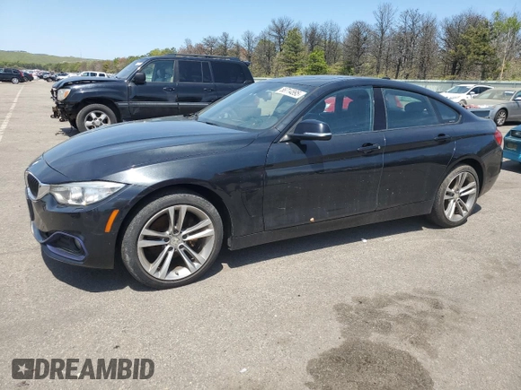 2015 BMW 4 Series 428i xDrive z VIN WBA4C9C56FD331197, wystawiony jako Copart lot #56714895 z przebiegiem 126 386 mil mil oraz Czysty tytuł • Clean title. Historia ofert i sprzedaży dostępna na DreamBid. Obrazek 1.