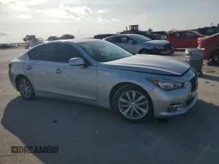 2015 Infiniti Q50 Premium with VIN JN1BV7AP5FM339145, listed as a Copart auction lot 59925625 with 152,396 mi miles and Clean title. Bid and sale history available at DreamBid. Image 4.