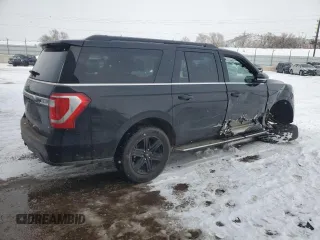 2021 Ford Expedition Max XLT with VIN 1FMJK1JT8MEA49626, listed as a Copart auction lot 43400355 with 87,415 mi miles and Salvage Title. Bid and sale history available at DreamBid. Image 3.