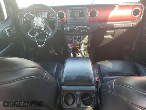 2018 Jeep Wrangler Unlimited Rubicon with VIN 1C4HJXFN9JW315938, listed as a Copart auction lot 86741084 with 83,965 mi miles and Salvage title. Bid and sale history available at DreamBid. Image 8.