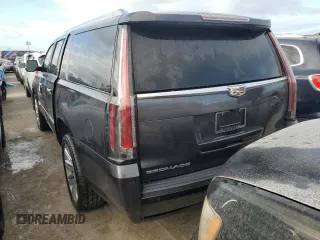 2018 Cadillac Escalade ESV Premium Luxury z VIN 1GYS3JKJ5JR147062, wystawiony jako Copart lot #76596064 z przebiegiem 157 347 mil mil oraz Szkoda całkowita • Salvage title. Historia ofert i sprzedaży dostępna na DreamBid. Obrazek 2.