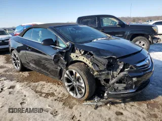 2017 Buick Cascada Premium with VIN W04WH3N56HG160521, listed as a Copart auction lot 86169744 with 19,025 mi miles and Salvage Title. Bid and sale history available at DreamBid. Image 4.