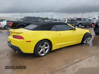2015 Chevrolet Camaro LT with VIN 2G1FF3D3XF9221515, listed as a IAAI auction lot 41017371 with 118,438 mi miles. Bid and sale history available at carsss.com. Image 4.