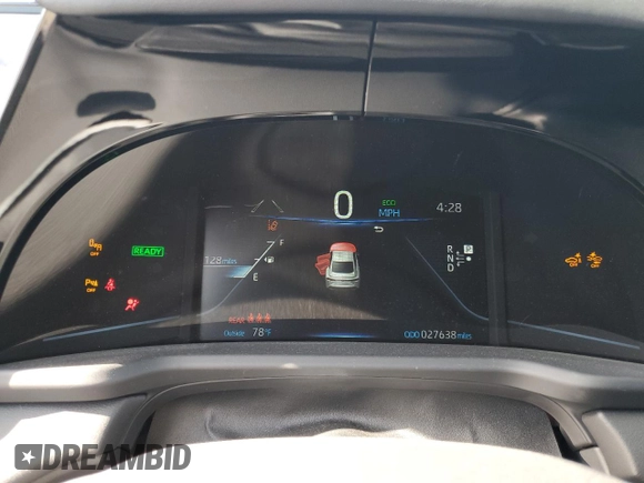2023 Toyota Mirai XLE with VIN JTDAAAAA4PA009853, listed as a Copart auction lot 51687695 with 27,638 mi miles and Salvage Title. Bid and sale history available at DreamBid. Image 9.