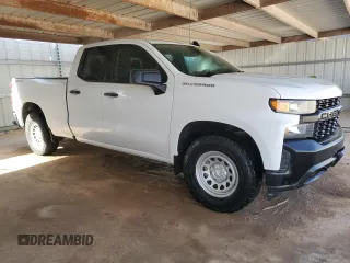 2020 Chevrolet Silverado 1500 Work Truck with VIN 1GCRYAEF0LZ167882, listed as a Copart auction lot 48070205 with 58,104 mi miles and Clean Title. Bid and sale history available at carsss.com. Image 4.