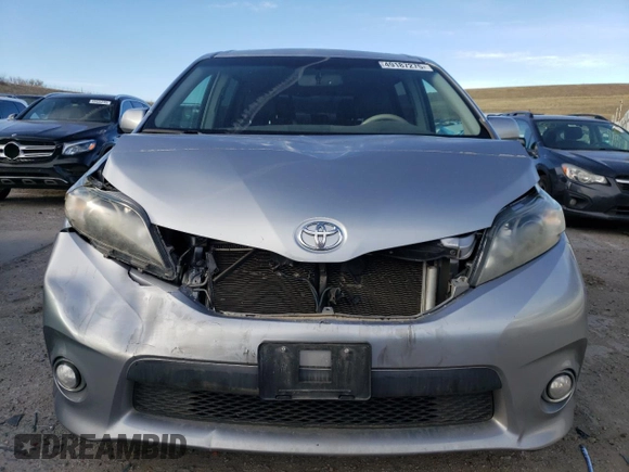 2012 Toyota Sienna SE with VIN 5TDXK3DC8CS209938, listed as a Copart auction lot 49187275 with 120,066 mi miles and Salvage Title. Bid and sale history available at carsss.com. Image 5.