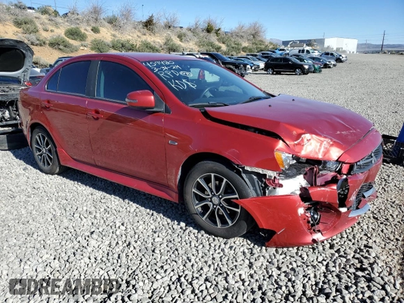 2017 Mitsubishi Lancer ES with VIN JA32V2FWXHU013682, listed as a Copart auction lot 50646664 with Not Provided miles and Salvage Title. Bid and sale history available at carsss.com. Image 4.
