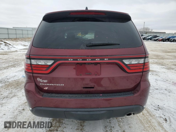 2023 Dodge Durango SXT Launch Edition with VIN 1C4RDJAG4PC564921, listed as a Copart auction lot 43732935 with 26,979 mi miles and Salvage title. Bid and sale history available at DreamBid. Image 6.
