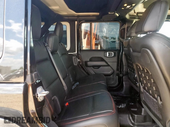 2020 Jeep Wrangler Unlimited Rubicon with VIN 1C4HJXFG5LW107933, listed as a Copart auction lot 62012515 with 60,115 mi miles and Salvage title. Bid and sale history available at DreamBid. Image 11.