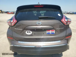 2018 Nissan Murano Platinum with VIN 5N1AZ2MG0JN169948, listed as a Copart auction lot 52020905 with 67,973 mi miles and Salvage Title. Bid and sale history available at carsss.com. Image 6.
