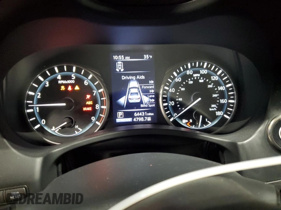 2018 Infiniti Q50 RED SPORT 400 with VIN JN1FV7ARXJM480935, listed as a Copart auction lot 49582535 with 64,431 mi miles and Salvage Title. Bid and sale history available at carsss.com. Image 9.