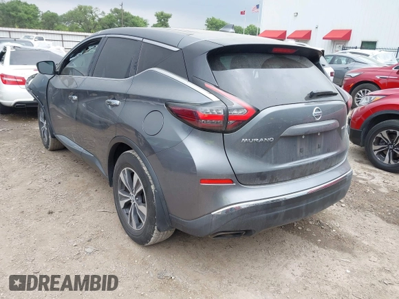 2020 Nissan Murano S with VIN 5N1AZ2ASXLN112975, listed as a IAAI auction lot 41931855 with 75,160 mi miles and . Bid and sale history available at DreamBid. Image 3.