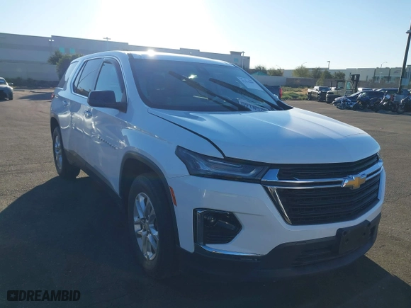 2022 Chevrolet Traverse LS with VIN 1GNERFKW4NJ104127, listed as a IAAI auction lot 41634489 with 47,538 mi miles. Bid and sale history available at carsss.com. Image 13.