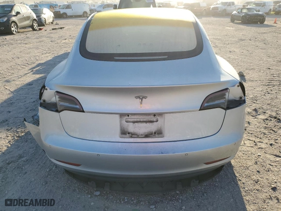 2018 Tesla Model 3 Long Range Battery with VIN 5YJ3E1EA0JF015302, listed as a Copart auction lot 49308745 with NaN miles and Salvage Title. Bid and sale history available at carsss.com. Image 6.