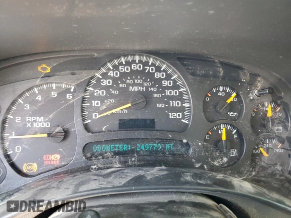 2004 GMC Yukon SLT with VIN 1GKEC13V94J331979, listed as a Copart auction lot 52487075 with 249,779 mi miles and Salvage Title. Bid and sale history available at carsss.com. Image 9.