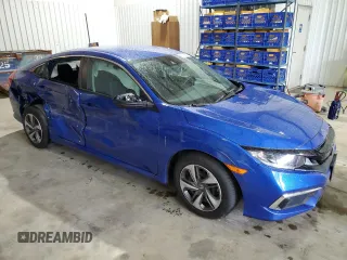 2020 Honda Civic LX with VIN 19XFC2F62LE024577, listed as a Copart auction lot 50799335 with 27,215 mi miles and Salvage Title. Bid and sale history available at DreamBid. Image 4.