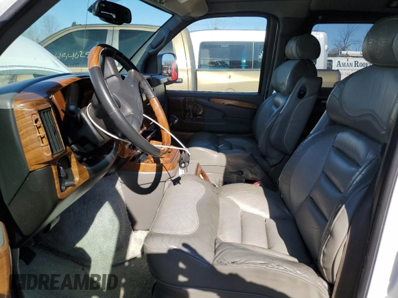 2005 Chevrolet Express Cargo Van YF7 Upfitter with VIN 1GBFG15TX51212747, listed as a Copart auction lot 49425925 with 74,685 mi miles and Salvage Title. Bid and sale history available at carsss.com. Image 7.