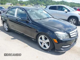 2011 Mercedes-Benz C 300 Sport with VIN WDDGF8BB6BR133621, listed as a IAAI auction lot 42561902 with 106,078 mi miles and . Bid and sale history available at DreamBid. Image 1.