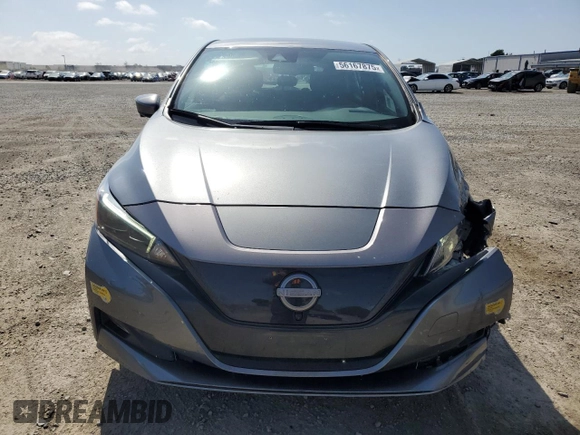 2023 Nissan LEAF SV Plus with VIN 1N4CZ1CV5PC553130, listed as a Copart auction lot 56167875 with 21,344 mi miles and Salvage title. Bid and sale history available at DreamBid. Image 5.
