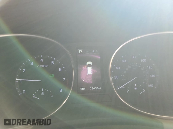 2018 Hyundai Santa Fe 2.0T с VIN 5NMZU4LA6JH077416, выставлен на аукционе Copart как лот 44680115 с пробегом 73 430 миль миль и Списание • Salvage title. История ставок и продаж доступна на DreamBid. Изображение 9.